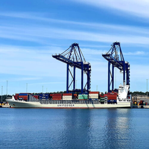 Vessel docked at Hutchison Ports Stockholm